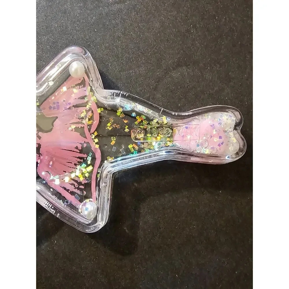 Rosecraft Acrylic Ballerina Shaker Charm Pendant Ornament Pink NWT 1990s Y2K